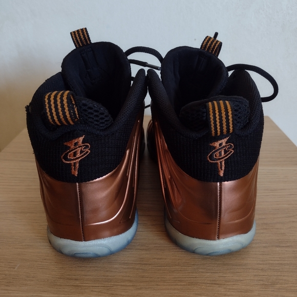 Nike Little Posite One Copper Big Kids 644791-004 - Picture 6 of 13